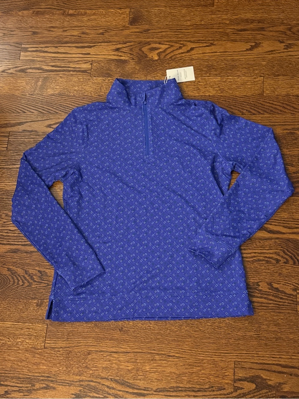 Women’s Peter Millar Long Sleeve Quarter-Zip Top - Royal Blue